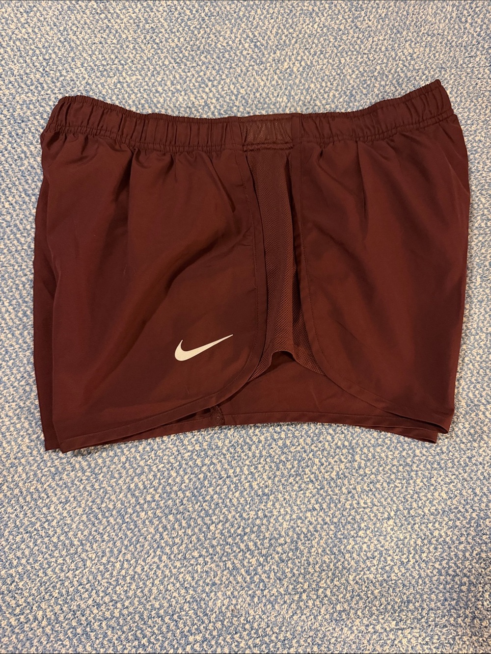 Nike Women's Burgundy Athletic Shorts - Picture 2 of 4